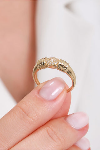 8 Ayar Trend Altın Kadın Eklem Yüzük