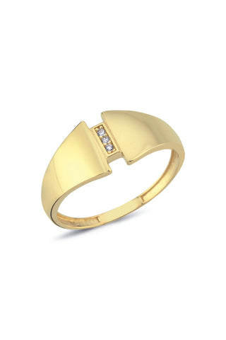 8 Ayar Trend Altın Yüzük