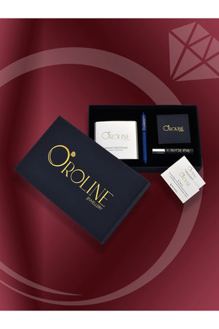 8 Ayar Yeşil Taşlı Kadın Minimal Altın Yüzük