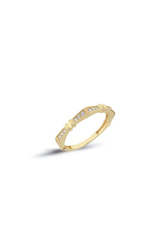 8 Ayar Taşlı Trend Kadın Altın Yüzük