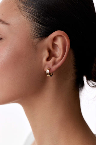 14 Ayar Altın Kadın Greekli Küpe OK-63