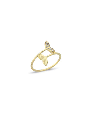 14 Ayar Trend Minimal Altın Yüzük