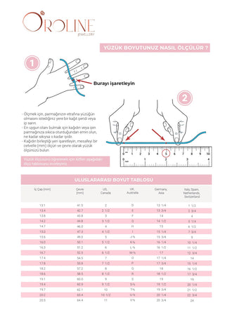 14 Ayar Altın Badem Tırnak Tektaş Kadın Yüzük